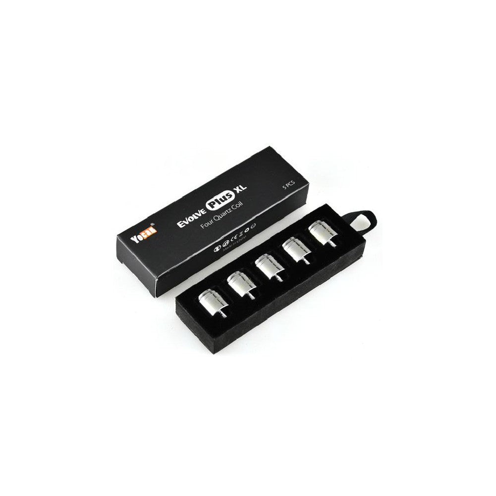 Yocan Evolve Plus XL - Replacement Four Quartz Coils (5)***CLEARANCE***