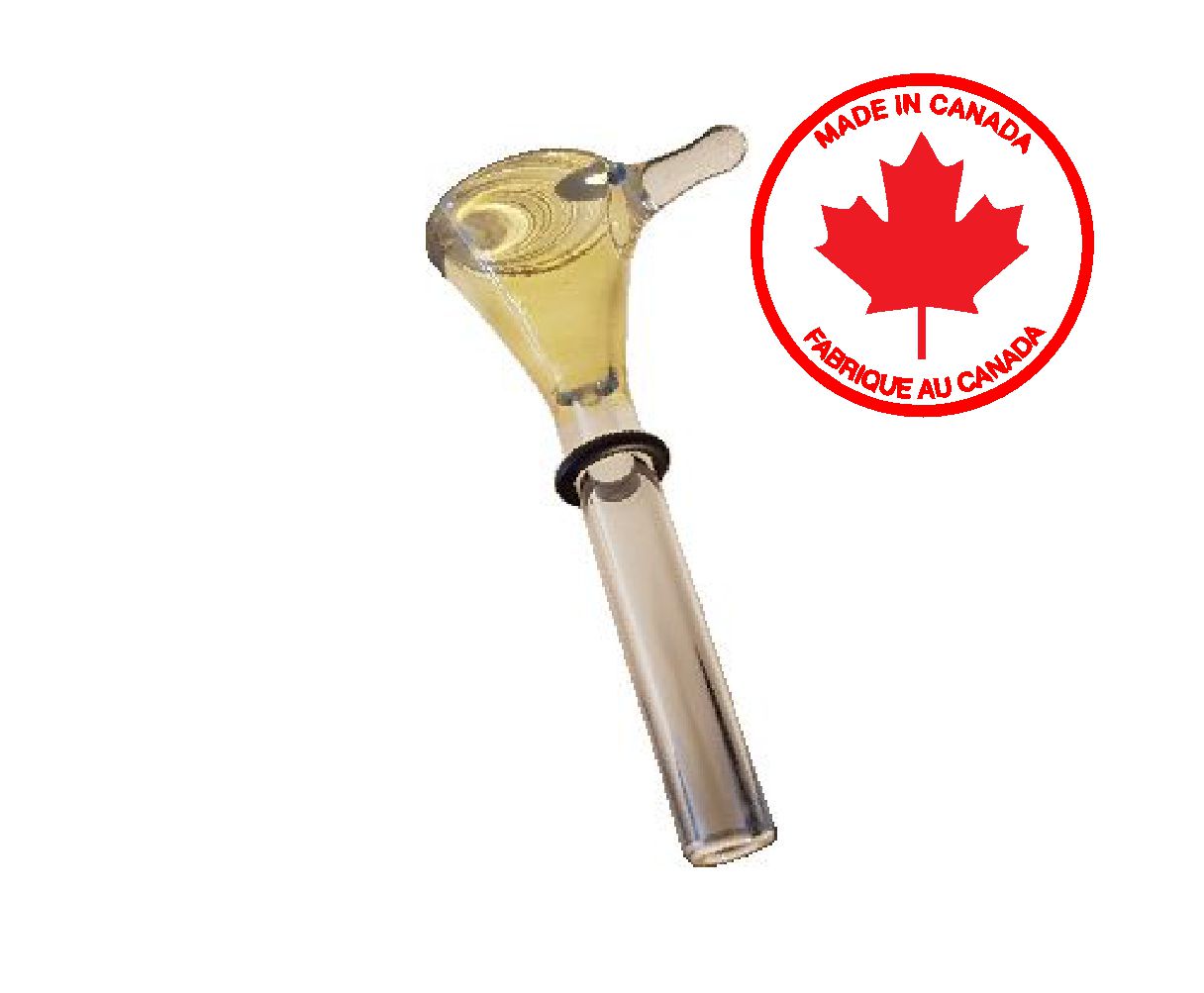 Fumed 9.5mm Heavy Wall Glass Bowl