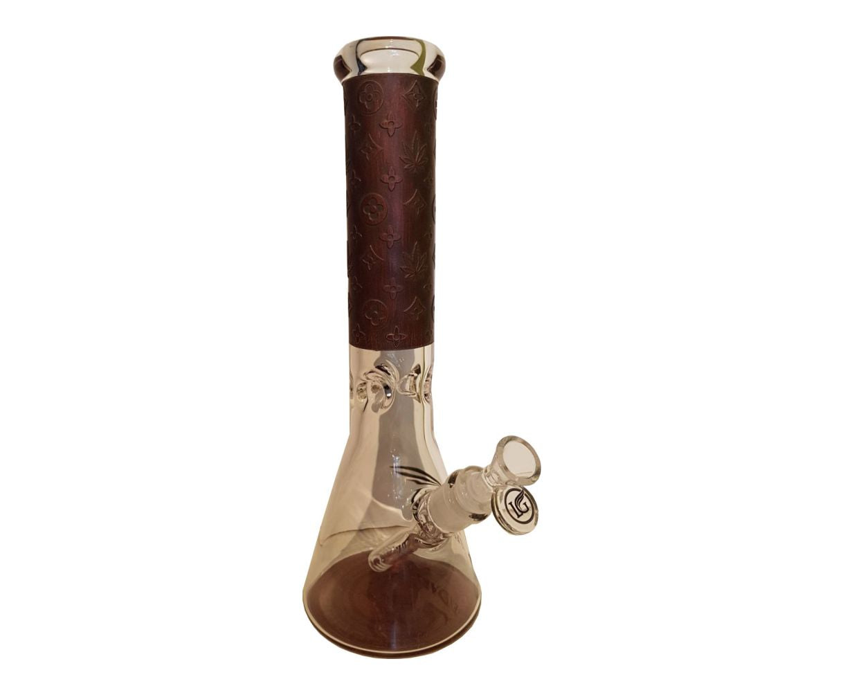 Legendary 13" Sandblasted Leaf Pattern Beaker