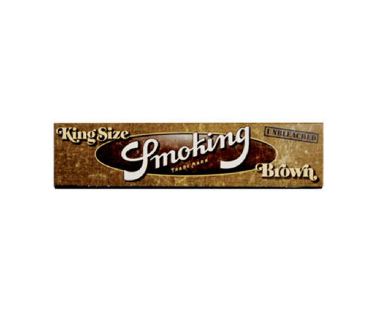 Smoking Brown King Size Unbleached Papers