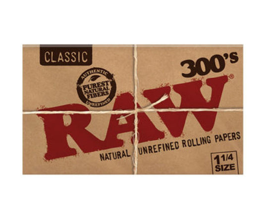 Raw Classic 1 1/4 Hemp Rolling Papers - 300