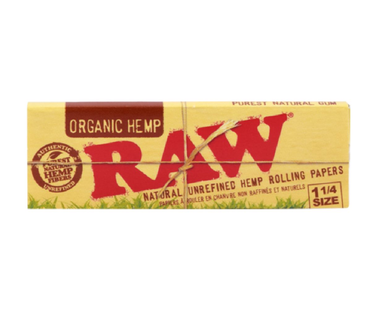 Raw Organic 1 1/4 Hemp Rolling Papers