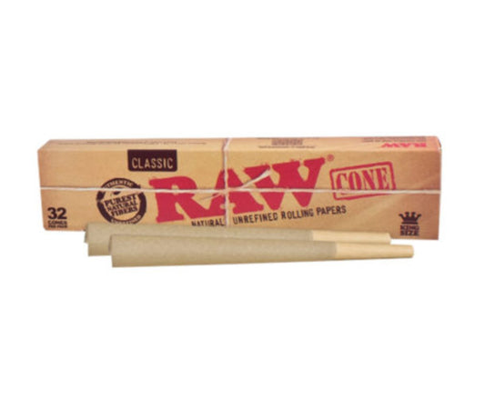 Raw Classic Pre-Rolled Cones King Size - 32 pack