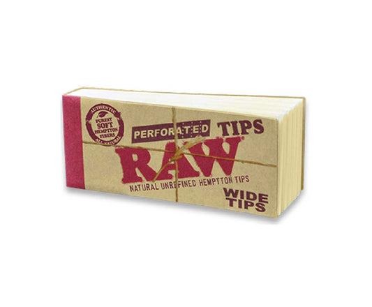 Raw Perforated Wide Filter Tips (50)