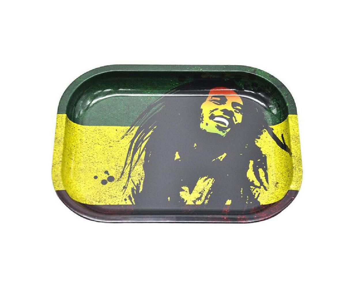 Rolling Tray - 7" x 5" Rasta Bob