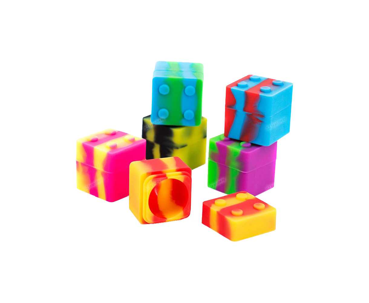 Square Stackable Silicone Container - 11ml.