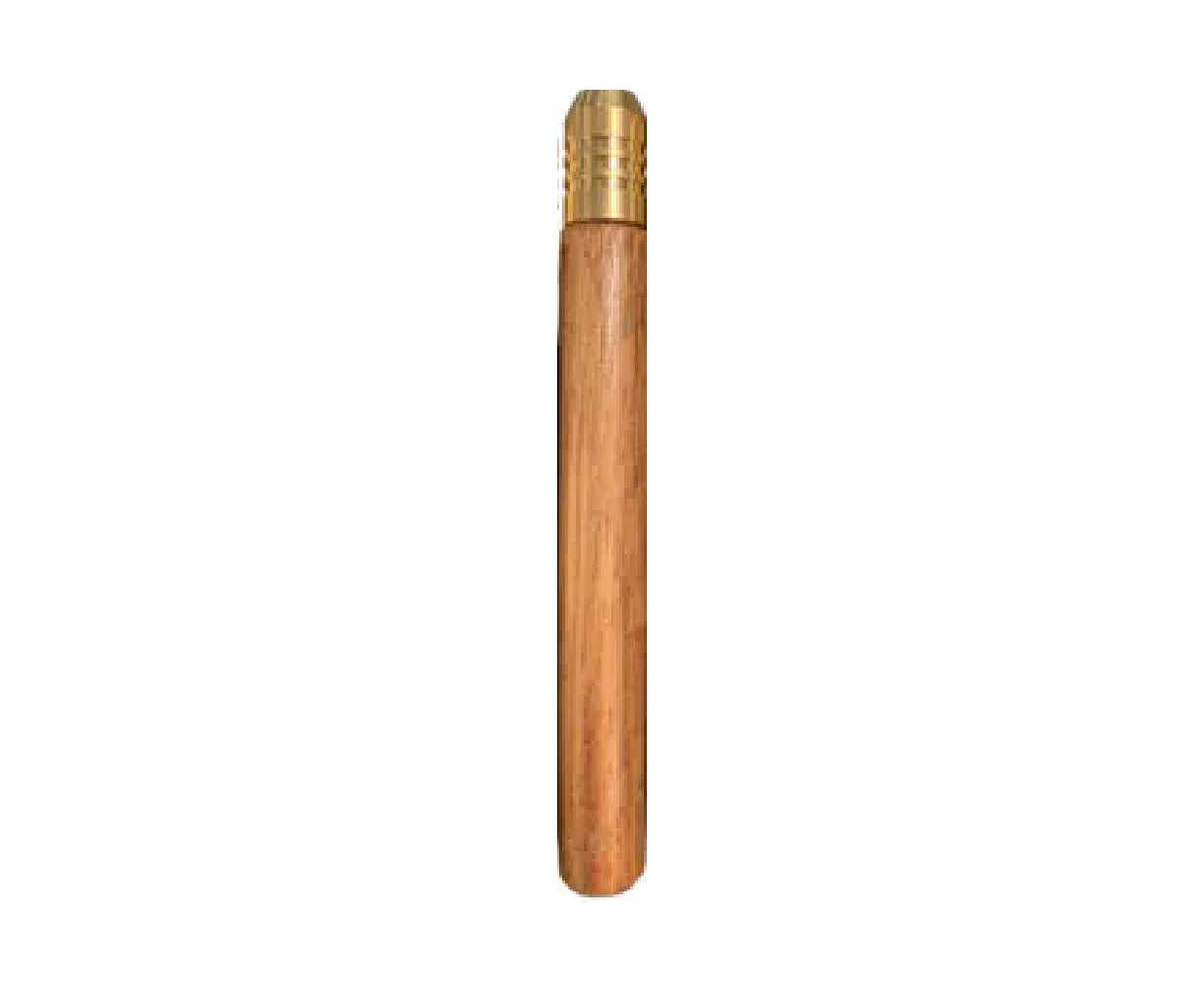 One Hitter -3" Brass/Wood