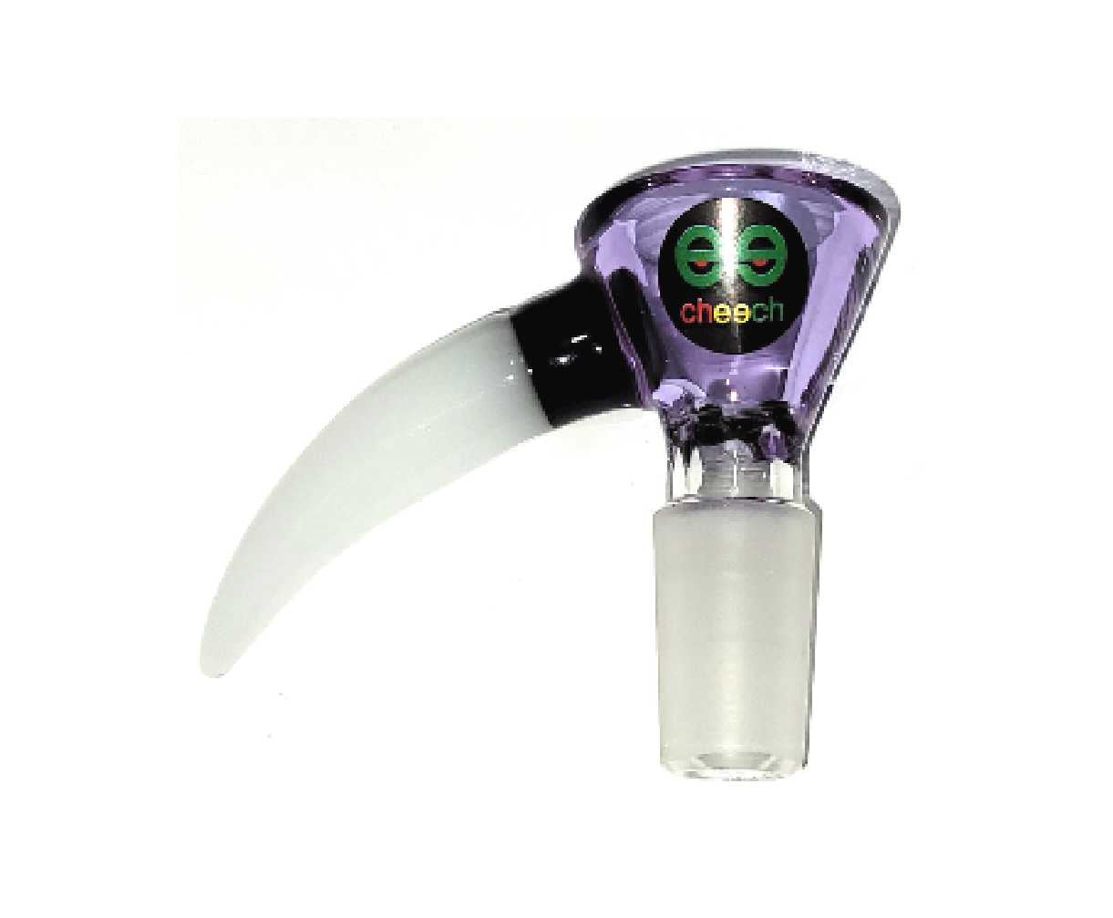 Cheech 14mm Dual Colour Horn Handle Funnel Bowl