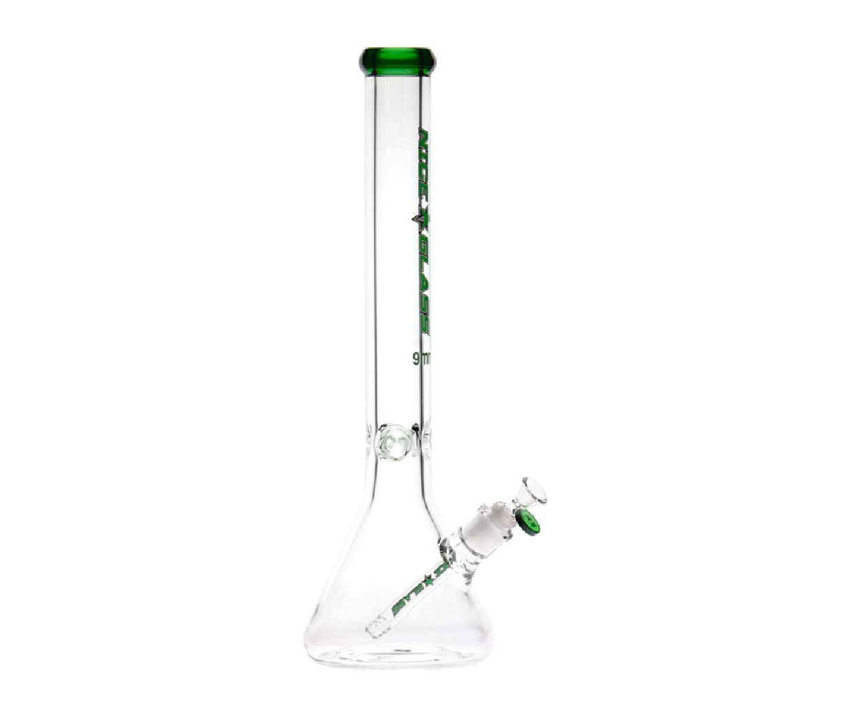 Nice Glass 18" 9mm Logo Beaker