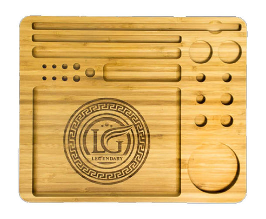 Legendary Deluxe Wood Rolling Tray - Small