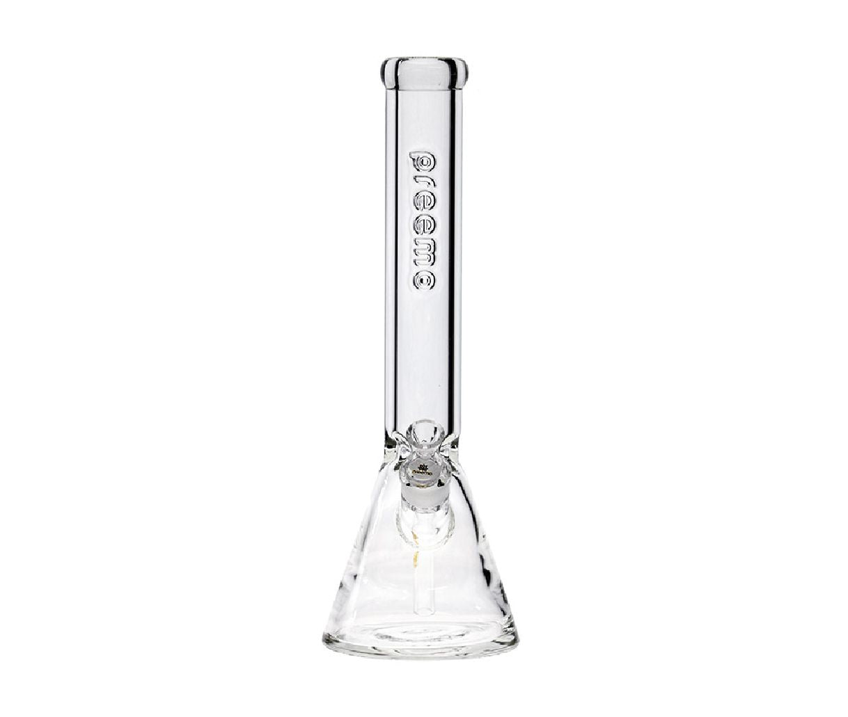 Preemo 9mm 16" Clear Embossed Logo Beaker