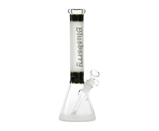 Blueberry 12" Mandala Base Sandblasted Beaker