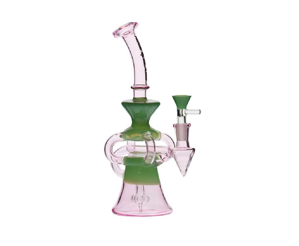 Nice Glass 9.5 inch 4-Arm Showerhead Bubbler