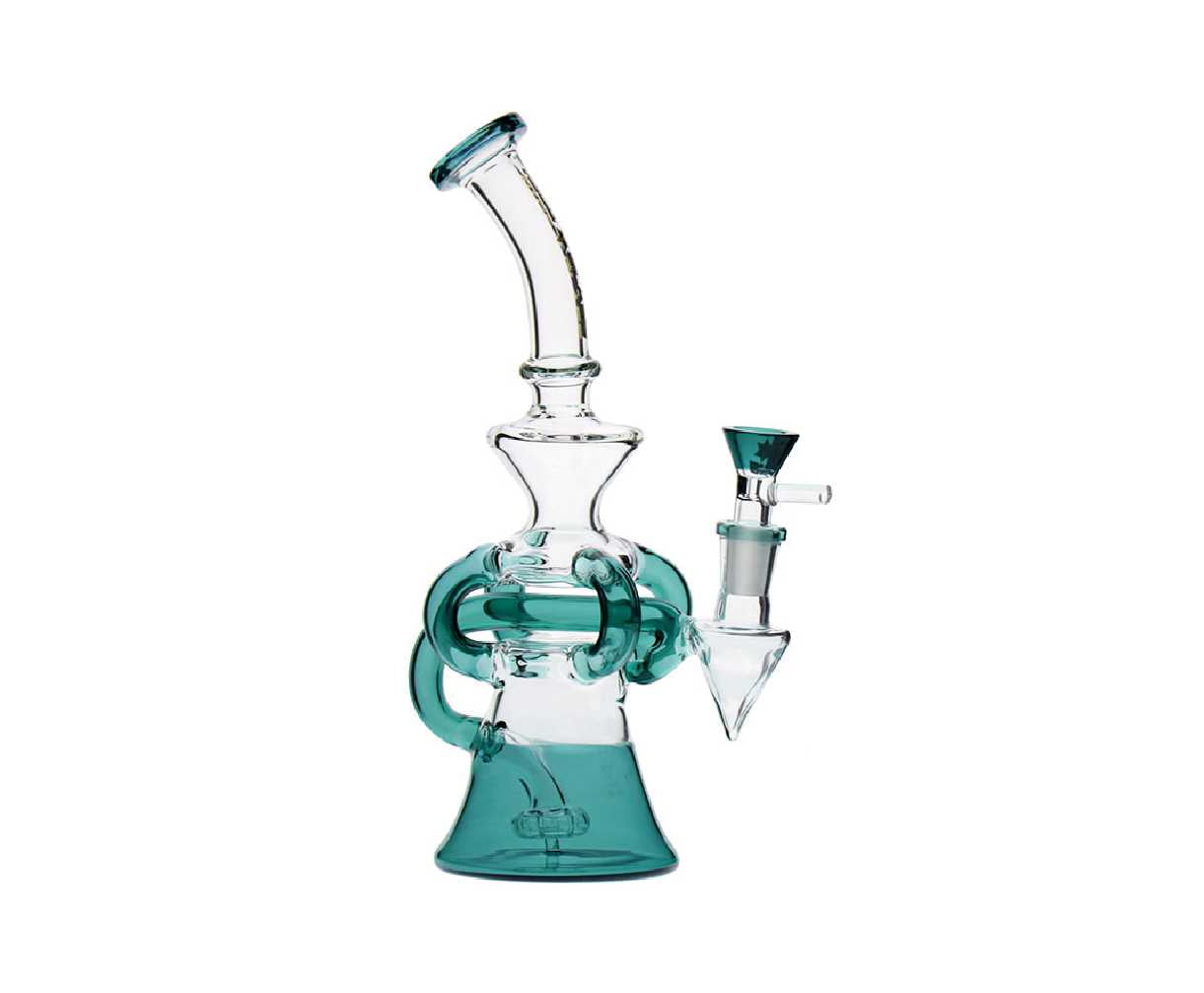 Nice Glass 9.5 inch 4-Arm Showerhead Bubbler